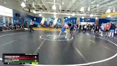 220 lbs Placement (16 Team) - Teagan Nelson, Team Barracuda vs Rocco Jonigan, Bomb Squad