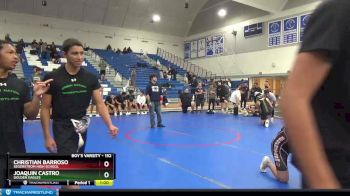 152 lbs 3rd Place Match - Joaquin Castro, Golden Eagles vs Christian Barroso, Segerstrom High School