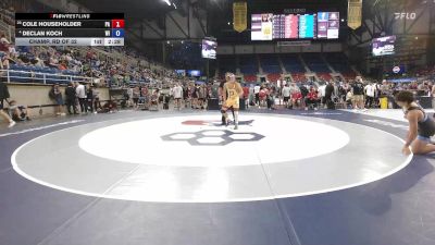 157 lbs Champ. Rd Of 32 - Cole Householder, PA vs Declan Koch, WI