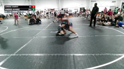 148 lbs Placement (4 Team) - Aimeree Alvarez, R&R Ladies Black vs Lorena Chaput, RPA