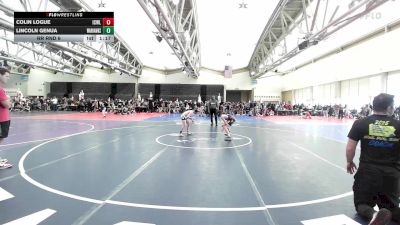 85 lbs Rr Rnd 6 - Colin Logue, ICWL Bruisers Elite vs Lincoln Genua, Warhawks Wrestling Inc. ES