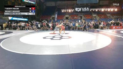 120 lbs Cons. Rd Of 32 - Scotty Fuller, OH vs Beckett Rehorst, SD