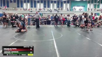 120 lbs Semifinal - Nicholas Tapia, Gladiator vs Herman Johnson, Springstead
