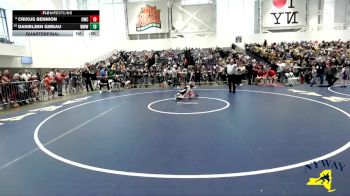 65 lbs Quarterfinal - Danielsen Gibeau, Warrior Warehouse Wrestling vs Crixus Bennion, Olean Wrestling Club