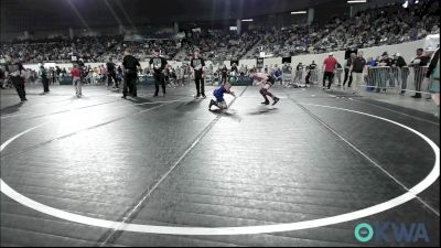 76 lbs 5th Place - Drake Lear, Fort Gibson Youth Wrestling vs Allan Dacci, Lawton Legends Youth Wrestling
