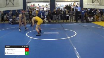 152 lbs Consolation - Tanner Rohaley, Canon-McMillan vs Dawson Gragg, Christiansburg-VA