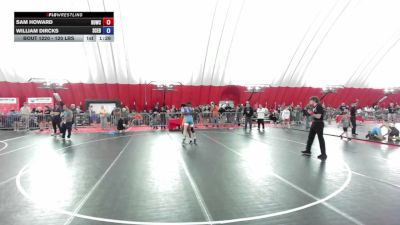 120 lbs Cons. Rd Of 16 - Sam Howard, Hurricane WC vs William Dircks, Scoring Edge