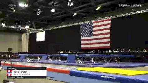 Nick Forster - Tumbling, Dynamic Gymnastics - 2021 USA Gymnastics Championships
