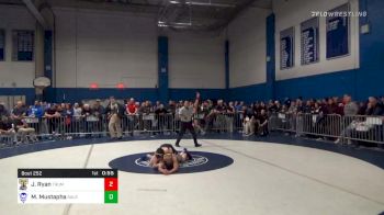 132 lbs Consolation - Jack Ryan, Trumbull vs Matteo Mustapha, Salem-NH