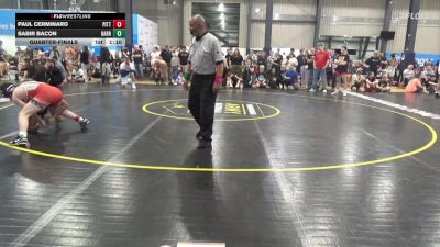 152 lbs Quarterfinal - Paul Cerminaro, Pittsburgh vs Sabir Bacon, Harrisburg