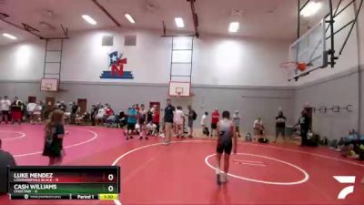 98 lbs Round 4 (6 Team) - Cash Williams, Choctaw vs Luke Mendez, Louisianimals Black