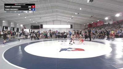49-53 lbs 3rd Place Match - Tommy Hohenadel, Lake Zurich Wrestling Club vs Tobin Whobrey, No Bull Elite