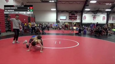 68 lbs 1st Place Match - Tel Redman, EBMS vs Louden McBeth, New London Tiger Cub Wrestling