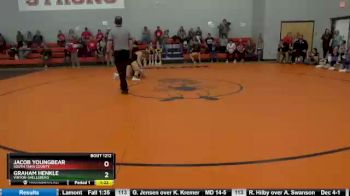 132 lbs 7th Place Match - Jacob Youngbear, South Tama County vs Graham Henkle, Vinton-Shellsburg