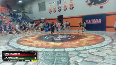 132 lbs Semifinal - Thomas Rubio, Blackman Freestyle And Greco vs Luke Louzensky, TCWC