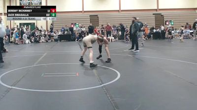 100 lbs Round 4 (8 Team) - Jack Smagalla, The Outsiders vs Jeremy McKinney, Lions Den