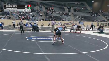 100 lbs Champ. Round 1 - Kenleigh Estep, Martin County vs Loralei Nelson, Harrison County