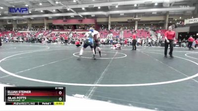 110 lbs Round 5 - Elijah Steiner, Hoisington vs Silas Potts, Trailblazer