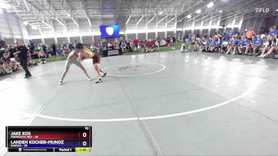 138 lbs 2nd Wrestleback (8 Team) - Jake Kos, Minnesota Red vs Landen Kocher-Munoz, Kansas