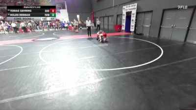 130 lbs Cons. Round 4 - Nolen Rebman, Parkview Albany Youth Wrestling vs Tobias Gehring, Slinger