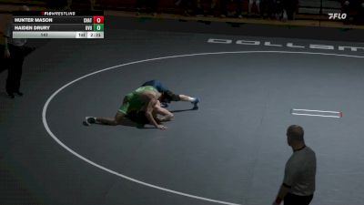 141 lbs Finals (2 Team) - Hunter Mason, Chattanooga vs Haiden Drury, Utah Valley