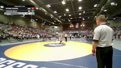 2A 132 lbs Semifinal - Kolter Kelly, Millard vs Ryder Coates, Gunnison Valley