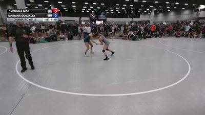 115 lbs Champ. Rd Of 16 - Kendall Moe, Contenders Wrestling Academy vs Mariana Gonzalez, Red Wave Wrestling