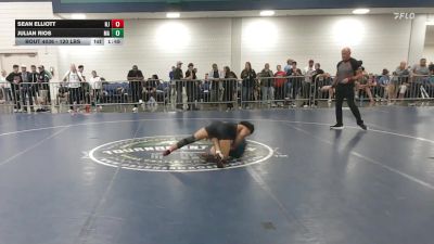 120 lbs Round Of 128 - Julian Rios, MA vs Sean Elliott, NJ