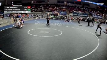 D 3 190 lbs 5th Place Match - Braydon Fontenot, Opelousas Catholic vs John Thibodaux, St. Mary`s