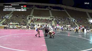 5A 138 lbs Quarterfinal - David Hapa, Shelby County vs Brody Edwards, Beauregard HS