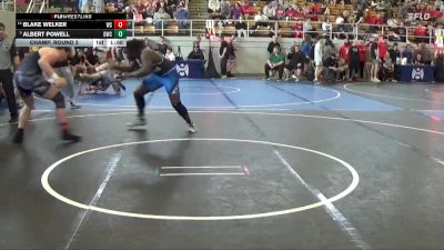217 lbs Champ. Round 2 - Albert Powell, Dunbar Wrestling Club vs Blake Welker, West Geauga