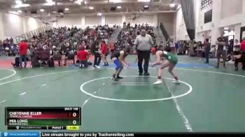 121 lbs Cons. Round 1 - Cheyenne Eller, Temescal Canyon vs Mia Long, Riverside Poly