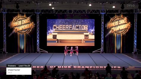 CheerFactor - Day 2 [2024 Tricksters Level 1 Tiny D1] 2024 Winner's Choice Championships - Mohegan Sun