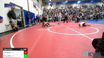 46 lbs Consi Of 8 #1 - Tucker Wishard, Claremore Wrestling Club vs Baker Franklin, Vinita Kids Wrestling