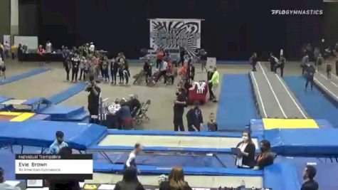 Evie  Brown  - Individual Trampoline, All American Gymnastics  - 2021 Region 3 T&T Championships