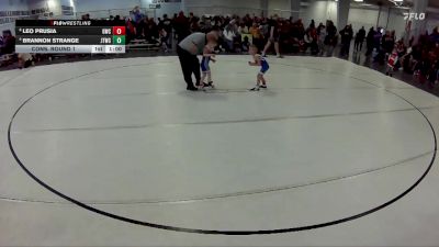 3 lbs Cons. Round 1 - Leo Prusia, Gibbon Wrestling Club vs Brannon Strange, Junior Titans Wrestling Club