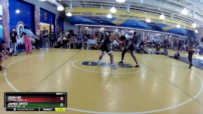 175 lbs Champ Round 1 (16 Team) - James Opitz, OutKast WC vs JEAN HO, Cypress Creek