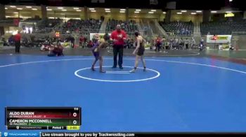 113 lbs Round 1 (6 Team) - Aldo Duran, 4A Baker/Powder Valley vs Cameron McConnell, 4A Philomath