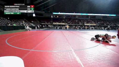 141 lbs Consi Of 16 #2 - Gavin Berkeypile, Adrian College vs Aiden Burford, Point Park