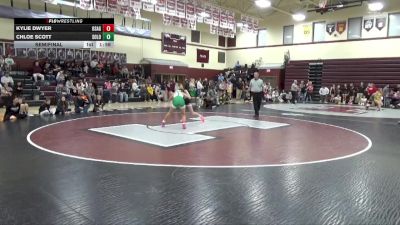 JV-4 lbs Semifinal - Kylie Dwyer, Osage vs Chloe Scott, Solon