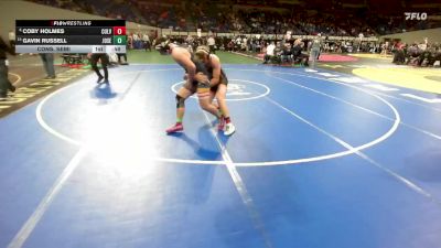 2A/1A Boys 215 Cons. Semi - Coby Holmes, Culver Boys vs Gavin Russell, Joseph Boys