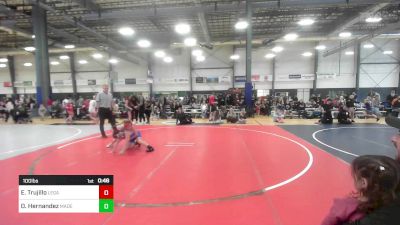 100 lbs Consolation - Ellise Trujillo, Legacy Elite vs Damian Hernandez, Madera WC