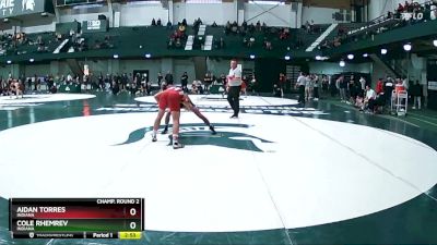 149 lbs Cons. Semi - Aidan Torres, Indiana vs Cole Rhemrev, Indiana