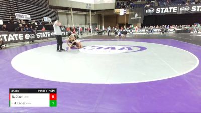 3A 182 lbs Quarterfinal - Jaden Lopez, Kennewick vs Navarre Dixon, Lincoln (Tacoma)