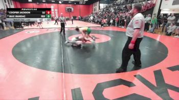 126 lbs Cons. Round 5 - Max Mandac, New Lenox (PROVIDENCE CATHOLIC) vs Cooper Jackson, TUTTLE (OK)