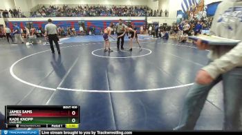 106 lbs Cons. Round 2 - Kade Knopp, Lakeland vs James Sams, Lewiston