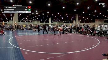 157 lbs Cons. Round 3 - Skyler Hackl, Black Hive vs Gian Parrish, Pace Wrestling Club