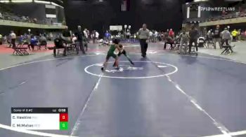 52 lbs Consi Of 8 #2 - Cassius Hawkins, Milford Mills vs Carter McMahan, Petersburg