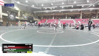 52 lbs 5th Place Match - Gabriel Dugan, Kansas Young Guns vs Axel Simmons, Victory