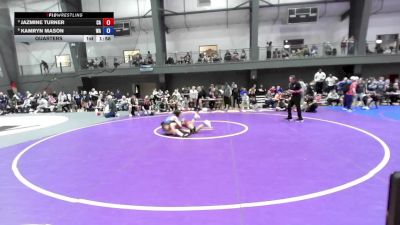 Junior Girls FS - 115 lbs Quarters - Jazmine Turner, CA vs Kamryn Mason, WA